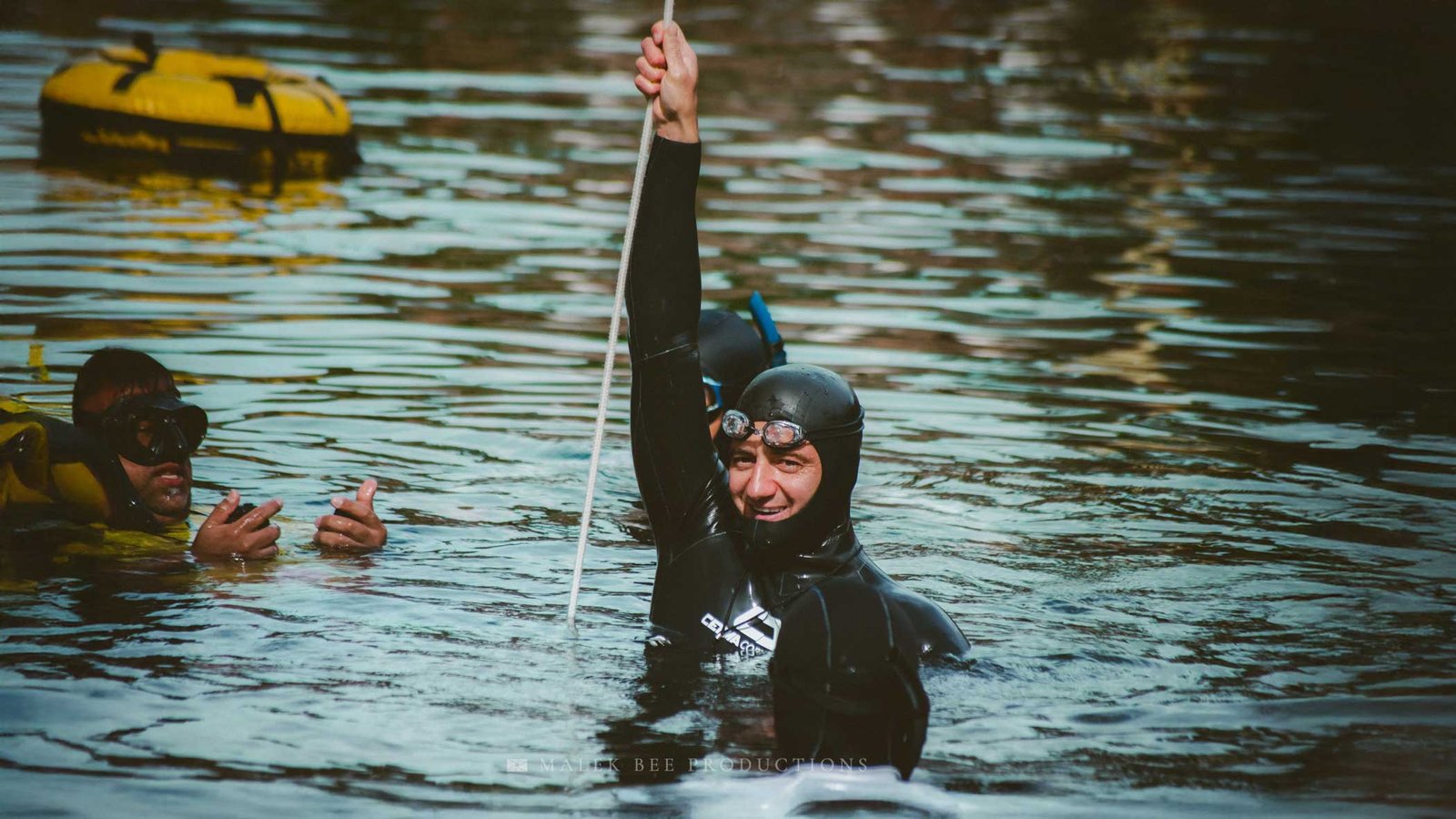 Freediver Descending